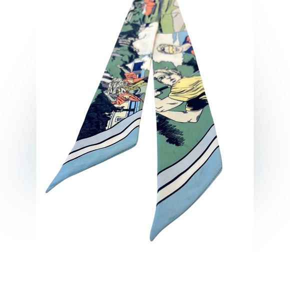 Hermes  Wow Twilly Scarf - Picture 2 of 8